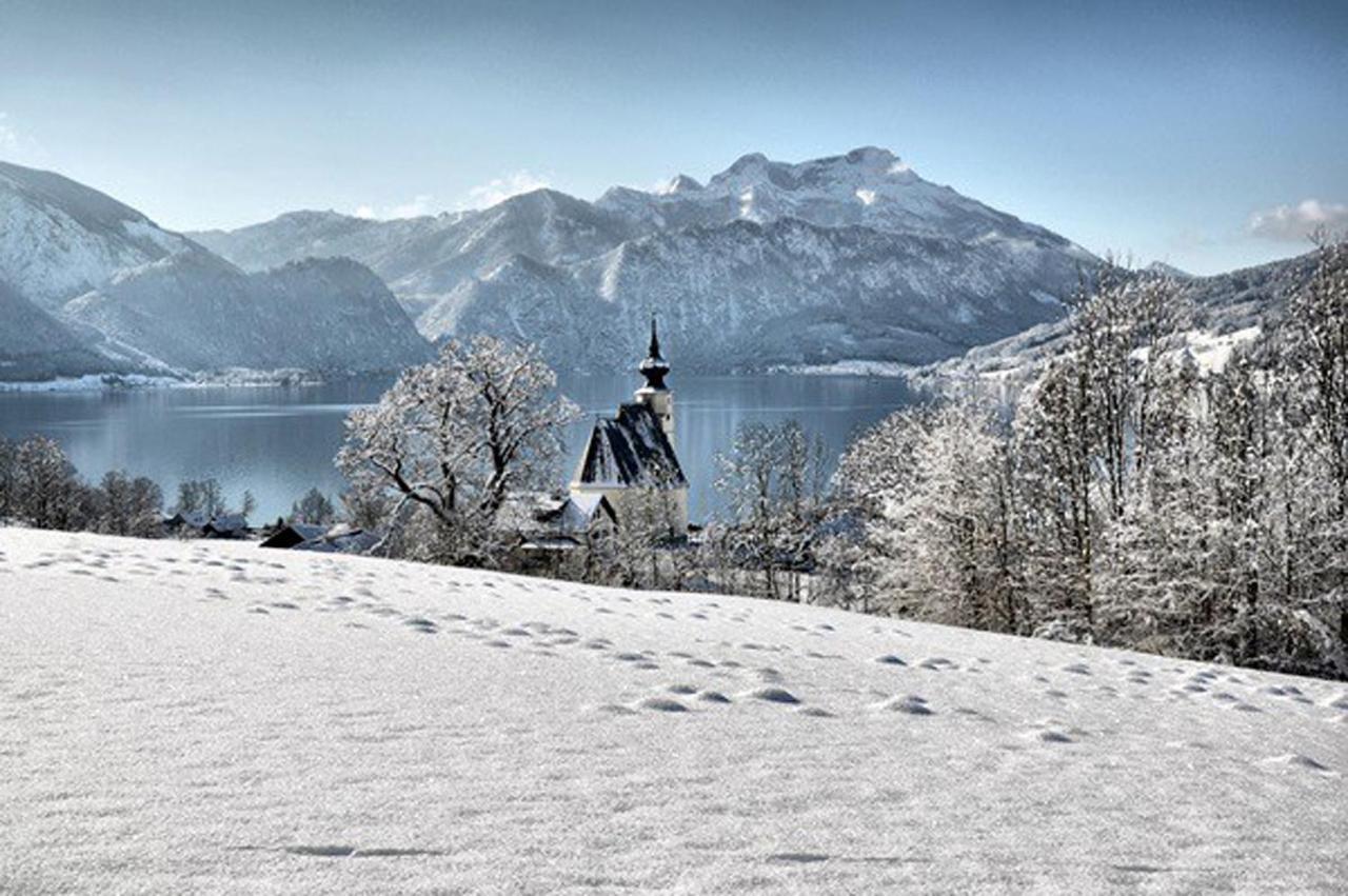 Fewo Atterseeperle - 80M2 Mit See- Und Gebirgsblick Steinbach am Attersee Esterno foto
