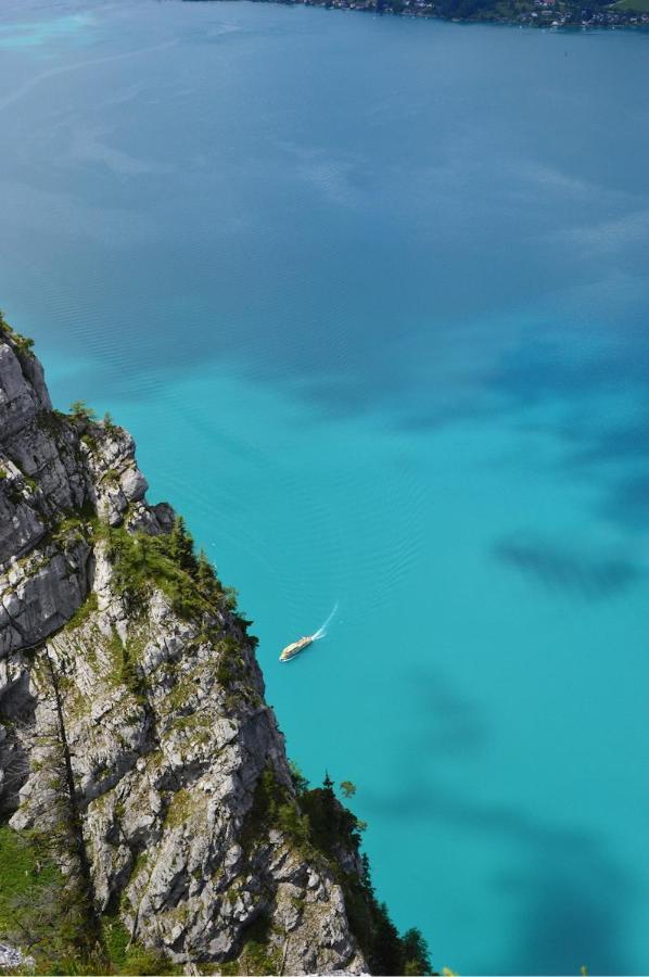 Fewo Atterseeperle - 80M2 Mit See- Und Gebirgsblick Steinbach am Attersee Esterno foto