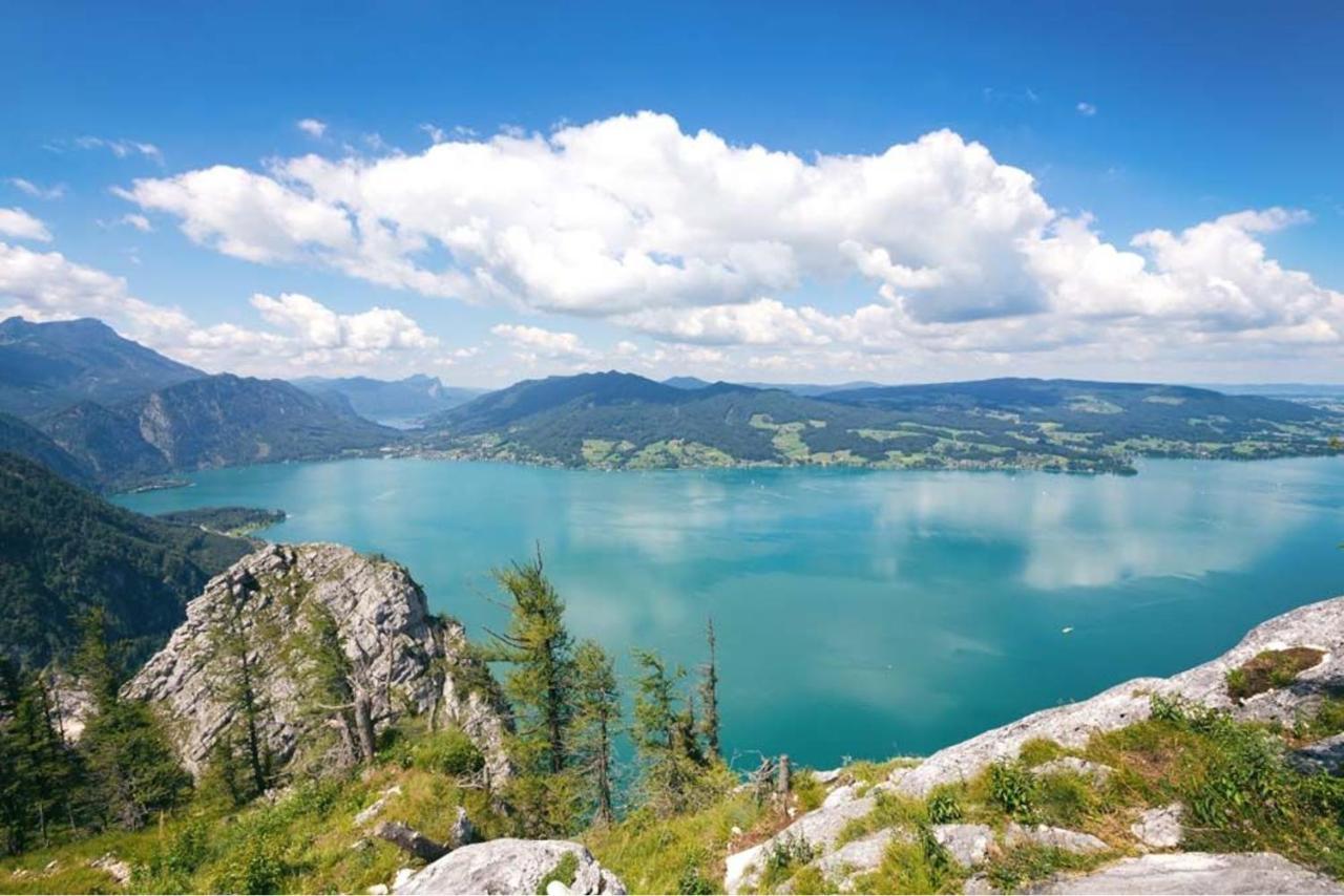 Fewo Atterseeperle - 80M2 Mit See- Und Gebirgsblick Steinbach am Attersee Esterno foto