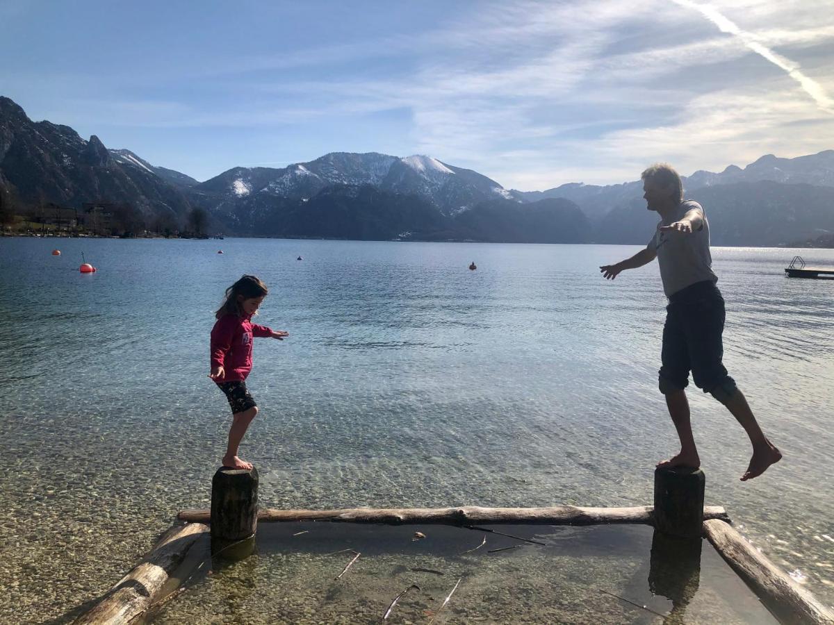 Fewo Atterseeperle - 80M2 Mit See- Und Gebirgsblick Steinbach am Attersee Esterno foto