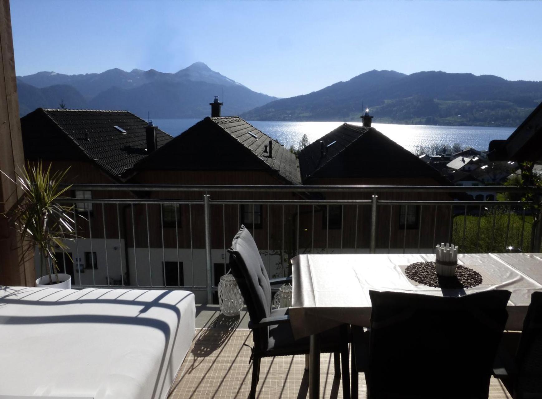 Fewo Atterseeperle - 80M2 Mit See- Und Gebirgsblick Steinbach am Attersee Esterno foto