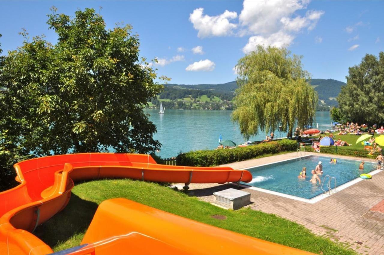 Fewo Atterseeperle - 80M2 Mit See- Und Gebirgsblick Steinbach am Attersee Esterno foto