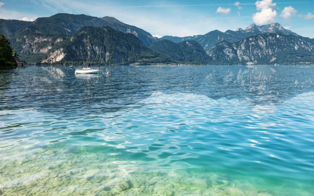 Fewo Atterseeperle - 80M2 Mit See- Und Gebirgsblick Steinbach am Attersee Esterno foto